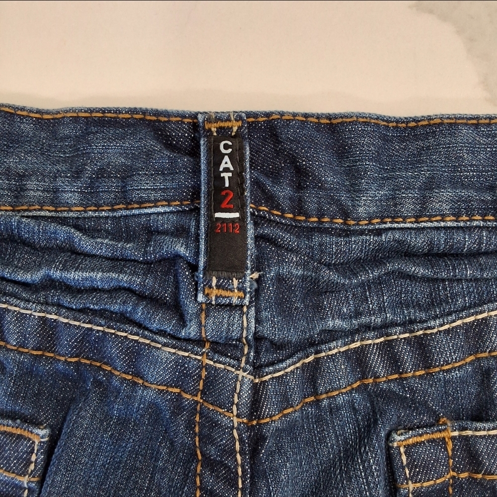 Ariat~M4 FR~Relaxed Bootcut~Mens Jean~Flame Resistant~Work Denim~Dark Blue~38x30 - Picture 6 of 11